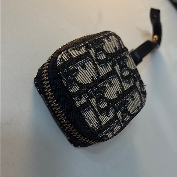 Dior Black and White Monogram Wristlet - Picture 9 of 13